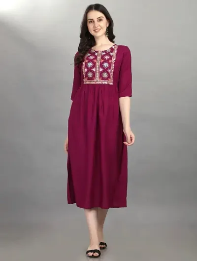 Fancy Rayon Kurtis