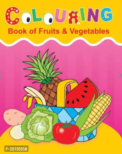 Colouring Book Of Fruits  Vegetables