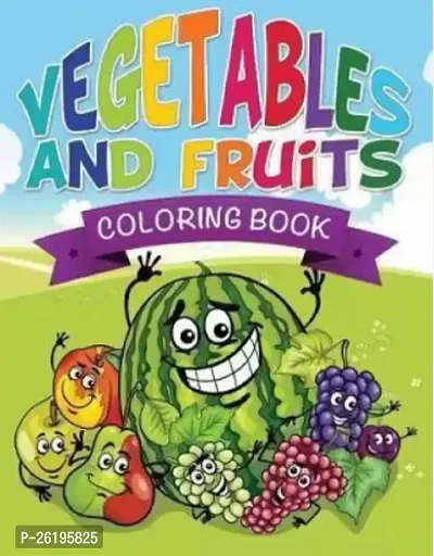 Vegetables And Fruits Coloring Book-thumb0