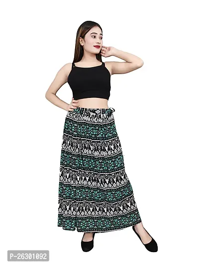 Classic Cotton Printed Skirts for Women-thumb4
