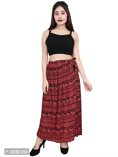 Classic Cotton Printed Skirts for Women