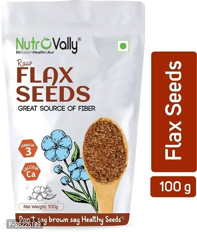 Nutrovally Flax Seeds - 100gm-thumb0