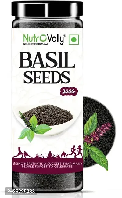 Nutrovally Raw Basil Seeds - 200gm-thumb0
