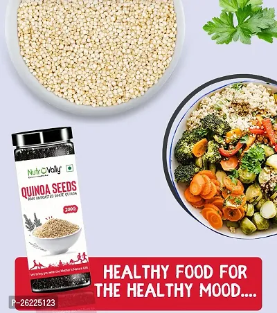 Nutrovally Raw White Quinoa Seeds - 200gm-thumb4