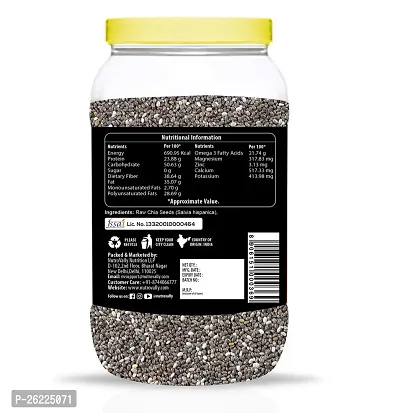 Nutrovally Raw Chia Seeds- 950gm-thumb2