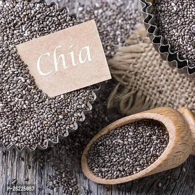 Nutrovally Raw Chia Seeds - 200gm, Pack Of 3-thumb2