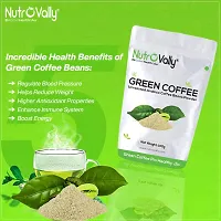 NutroVally Green Coffee Beans Powder 100 gm For Weight Loss| High In Natural Chlorogenic Acid | Instant Coffee Powder-thumb1