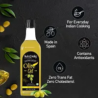 NutroVally Olive Oil for Cooking 100 ml | Zero Cholesterol  No Trans Fat | Suitable for all Types of Indian Cooking's | 100% Natural and Vegan-thumb1