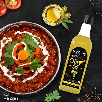 NutroVally Olive Oil for Cooking 100 ml | Zero Cholesterol  No Trans Fat | Suitable for all Types of Indian Cooking's | 100% Natural and Vegan-thumb3