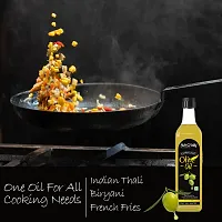 NutroVally Olive Oil for Cooking 500 ML | Zero Cholesterol  No Trans Fat | Suitable for Cooking's Baking, Roasting, Frying, Salad| 100% Natural and Vegan-thumb1