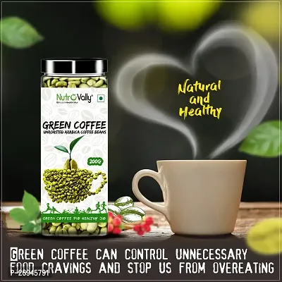 NutroVally Green Coffee Beans 200gm  For Weight Loss  Boost Energy Level  Unroasted Coffee Beans-thumb3