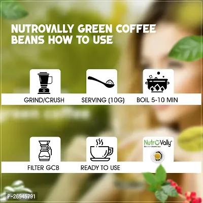 NutroVally Green Coffee Beans 200gm  For Weight Loss  Boost Energy Level  Unroasted Coffee Beans-thumb4