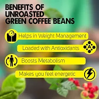 NutroVally Green Coffee Beans 200gm  For Weight Loss  Boost Energy Level  Unroasted Coffee Beans-thumb1