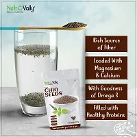 NutroVally Chia Seeds 800 gm | Omega-3 Seeds for Eating | Non-GMO and Fibre Rich Seeds | Best for Weight Loss | Healthy Snacks.-thumb3