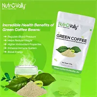 NutroVally Green Coffee Beans Powder 350gm For Weight Loss| High In Natural Chlorogenic Acid | Instant Coffee Powder-thumb2