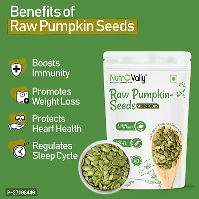 NutroVally Pumpkin and Sunflower Combo Seeds for Eating 200gm |Protein and Fibre Rich Food For Immunity Booster diet Seeds 100gm pack 2-thumb4