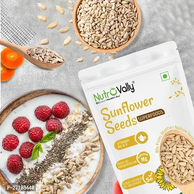 NutroVally Pumpkin and Sunflower Combo Seeds for Eating 200gm |Protein and Fibre Rich Food For Immunity Booster diet Seeds 100gm pack 2-thumb5