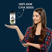 NutroVally Chia Seeds 600 gm for weight loss  | Chia Seeds for Eating with Rich and Fiber Diet seeds Jar Pack ( 200 gm x 3 )-thumb3