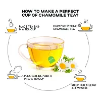 NutroVally Chamomile Tea 50 pcs Tea Bags For Better Sleep and Stress Relief 2 x 25 Tea Bags-thumb3