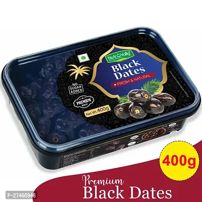 Black Dates 400gm |Premium khajoor| Healthy khajur Black