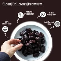 Black Dates 400gm |Premium khajoor| Healthy khajur Black-thumb2