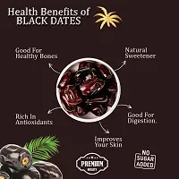 Black Dates 400gm |Premium khajoor| Healthy khajur Black-thumb4