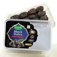 Black Dates 400gm |Premium khajoor| Healthy khajur Black-thumb3