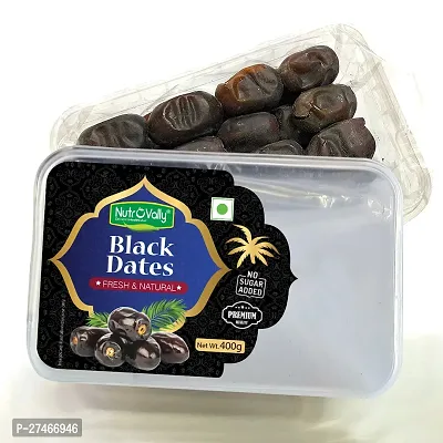 Black Dates 400gm |Premium khajoor| Healthy khajur Black-thumb4