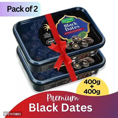 Healthy Nutritious Black Dates Combo of (400gm +400gm )|Premium khajoor|Healthy khajur Black-thumb0