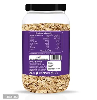 NutroVally Rolled Oats 1kg - Diet Food-thumb3