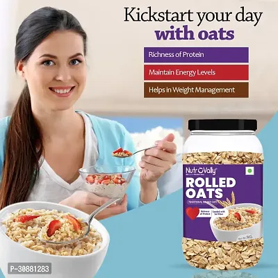 NutroVally Rolled Oats 1kg - Diet Food-thumb2