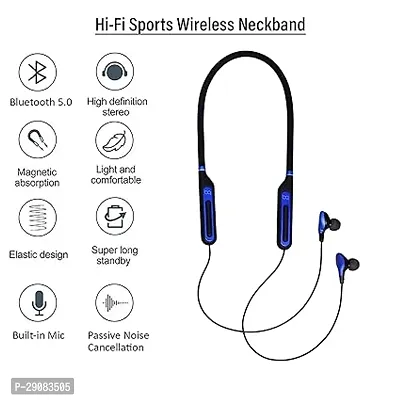 Stylish Wireless Bluetooth Neck Band-thumb2