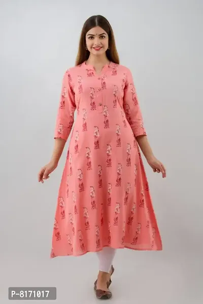 Rayon Anarkali Kurti for women-thumb0