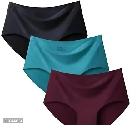 Stylish Fancy Cotton Panty For Women Pack Of 3-thumb0