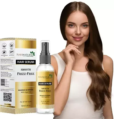 frizz free  Vitalized with Walnut Oil, For Shiny, Smooth Hair Serum