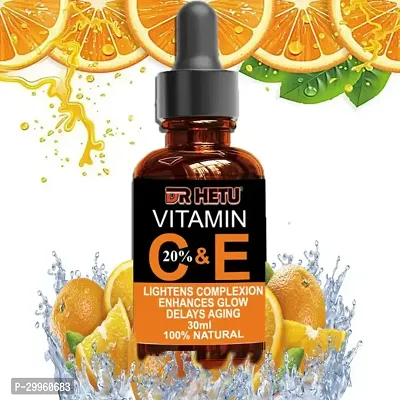 DR HETU Bright Complete 30X Vitamin C Face Serum, Glowing Skin  Spot Reduction  (30 ml)-thumb0