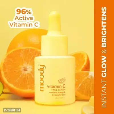 MOODY Vitamin C Face Serum Mandarin Orange  Hyaluronic Acid  (20 ml