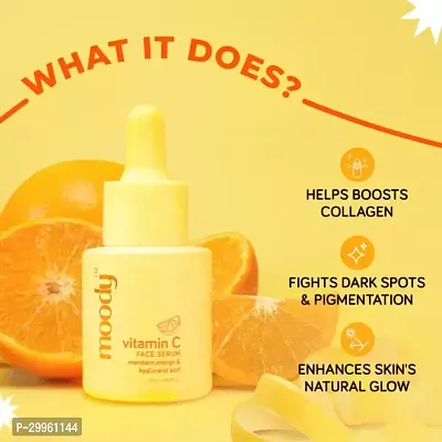 MOODY Vitamin C Face Serum Mandarin Orange  Hyaluronic Acid  (20 ml-thumb2