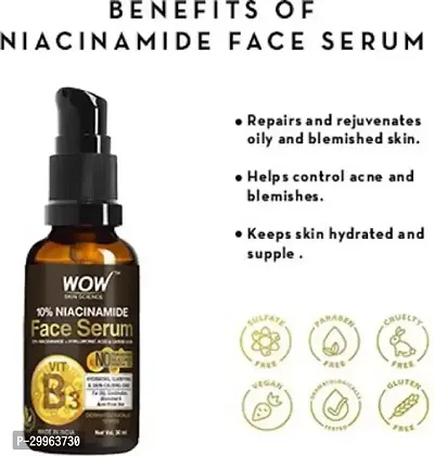 Plum 10% Niacinamide  Rice Water Face Serum | Clear  Bright Skin | -Tested  (15 ml-thumb2