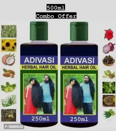 Adivasi Hair Growth Oil 500ml Pack of 2 Hair Oil 500 Ml