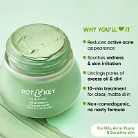 Dot  Key Acne Green Clay Face Mask with Salicylic for Oily, Acne Prone Skin 85 G-thumb1