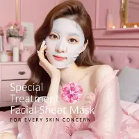 Beauty facial sheet mask for Glowing Skin, for Women and Girls, Combo Pack of 6  (120 ml)-thumb1