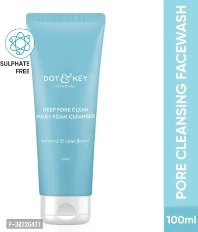 Dot  Key Deep Pore Clean Foaming with Lactic Acid for Oily Skin Face Wash  (100 ml