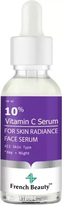 French Beauty 10% Vitamin C Face Serum for Radiant Skin with 5% Niacinamide  Hyaluronic Acid (30 ml)-thumb0