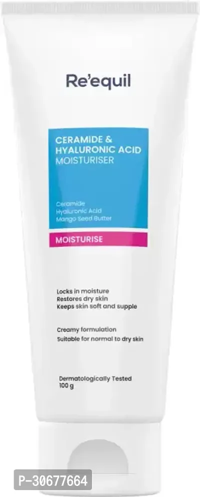 Ceramide  Hyaluronic Acid Moisturizer for Normal to Dry Skin (100 G)