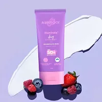 Sunscreen - Spf 50+ Pa++++ Illuminate+ Dewy Sunscreen with Wild Berries  Alpha Arbutin | Fragrance-Free (80 G)-thumb1