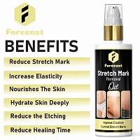 Forecast Present Repair Stretch Marks Removal - Natural Heal Pregnancy Breast, Hip, Legs, Mark Oil 100 Ml Pack Of 1-thumb1