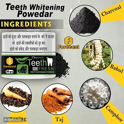 Activated Charcoal Powder For Teeth Whitening Powder 50Gm Pack Of 1-thumb2