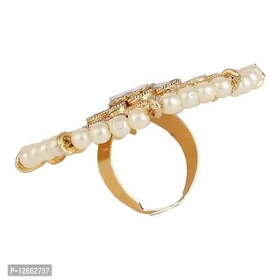 Reliable Brass Pearl Ring For Women-thumb4