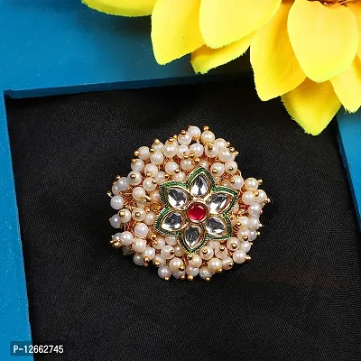 Reliable Brass Pearl Ring For Women